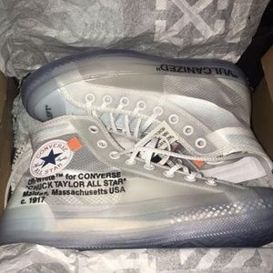 Off-White Converses only accepting paypal